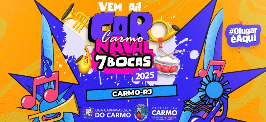 O Carnaval 2025 está chegando!